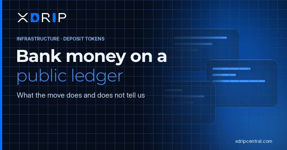 Bank Money on a Public Ledger: JPM Coin on Ethereum