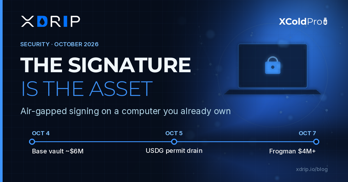 Air-Gapped Signing: Lessons From October 2026 Crypto Drains
